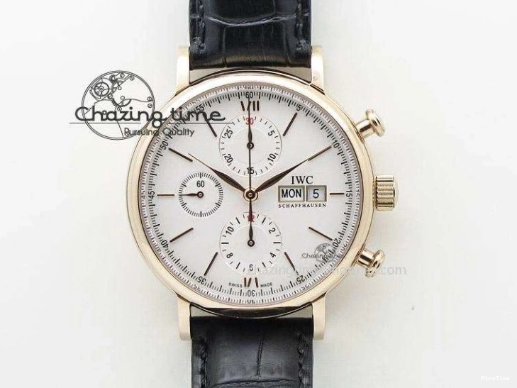 MIROTIME 0404 Comfortable Pilot Chrono IW388003 Real Ceramic ZF 1:1 Best Edition On Black Nylon Strap A 7322